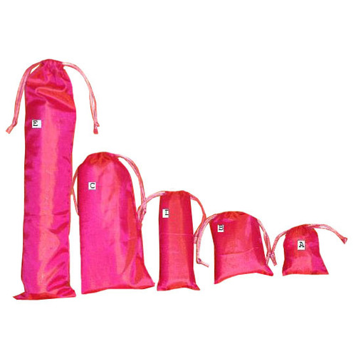Poly Silk Pouch With Drawstring
