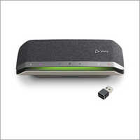 Poly Sync 40 - Plastic And Metal Conference Phone | Usb And Bluetooth Connectivity, Caller Transfer Capability, Elegant White And Black Finish For Home, Hotel, Office Use