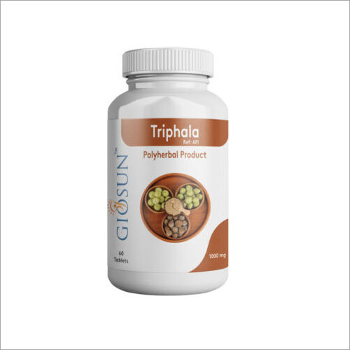 1000 mg Ayurvedic Triphala Extract Emblica Terminalia Bellerica (Bibhitaki) and Terminalia Chebula Tablets