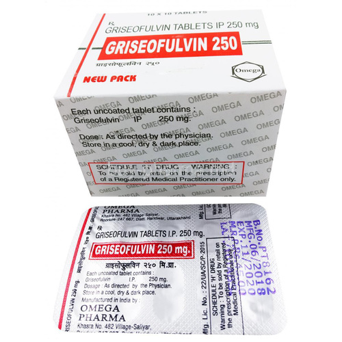 Griseofulvin Tablets 250 Mg General Medicines
