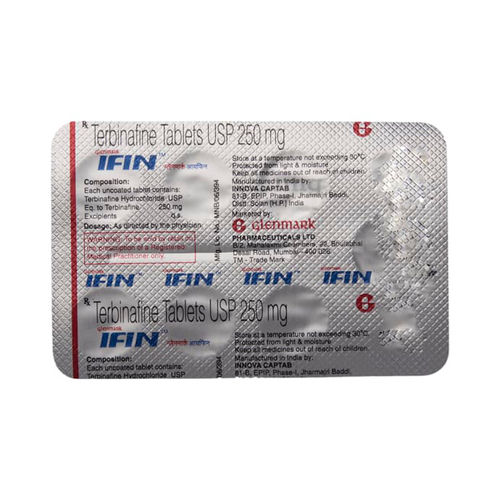 Terbinafine Tablets Usp 250 Mg (Ifin) General Medicines