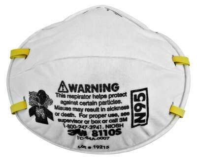 3M 8110S N95 Particulate Respirator Small