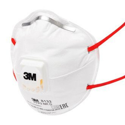 3M 8132 aerosol filtering half mask (respirator) with exhalation valve