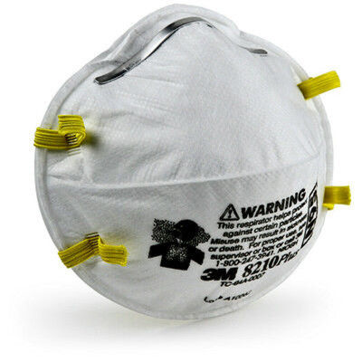 3M 8210Plus N95 Particulate Respirator, Box of 20