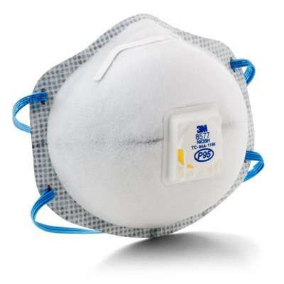 3m Particulate Respirator 8577 P95 With Nuisance Level Organic Vapor Relief 80 Ea/case