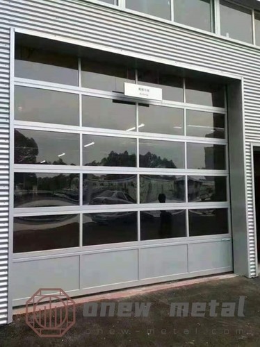 Customized Color Aluminium Garage Door With Motors