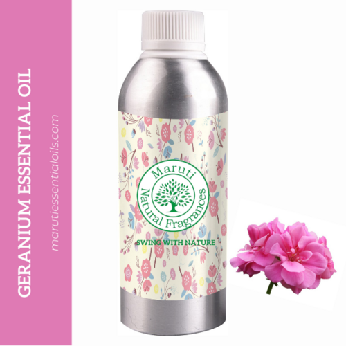 Geranium Oil - 100% Pure, Long Shelf Life of 5 Years | Ideal for All Age Groups