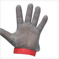 Metal Gloves - Stainless Steel, 25cm Length, Silver Color, 14 Gauge | Ideal For Handling Sharp Objects, Cut And Abrasion Protection In Metalworking And Food Processing