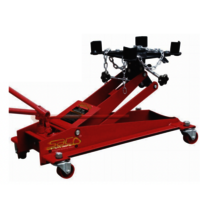Skytech Hydraulic Transmission Jack - Heavy-duty Steel, 33 1/2 Inch Lift Height | Scissor Lift Design, 1 Ton Capacity, Flanged Side Frames