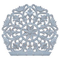 MDF Wood Carved Wall Mirror Hooks