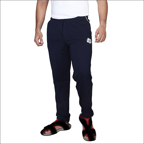 Mens Casual Navy Blue Track Pant