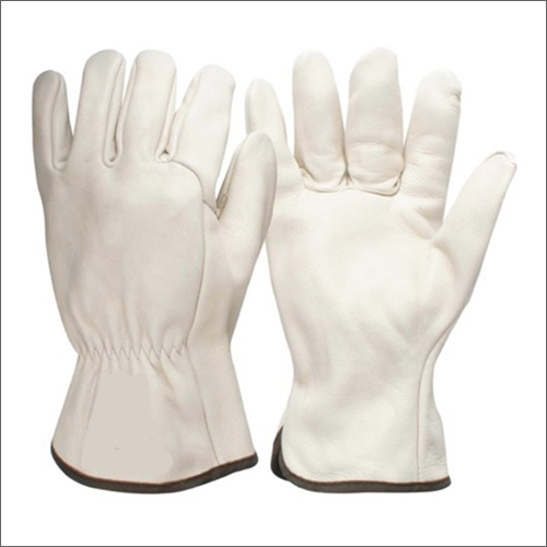 Full Finger White Safety Hand Gloves