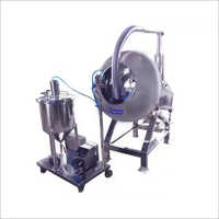 Revol-ving Coating Pan - Stainless Steel, 25 Liters Capacity | Automatic Control, 3-phase Operation, 1.5 Kw Heater, 24/72 Rpm Speed