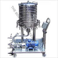 Sparkler type filter press