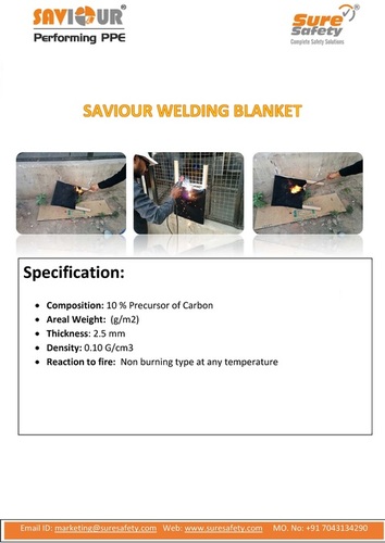 Grey And White Welding Blanket