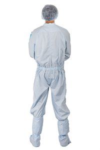 Non Linting Clean Room Coat Coverall With Accessories