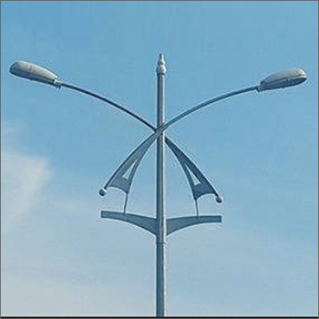 Double Arm Steel Conical Light Pole