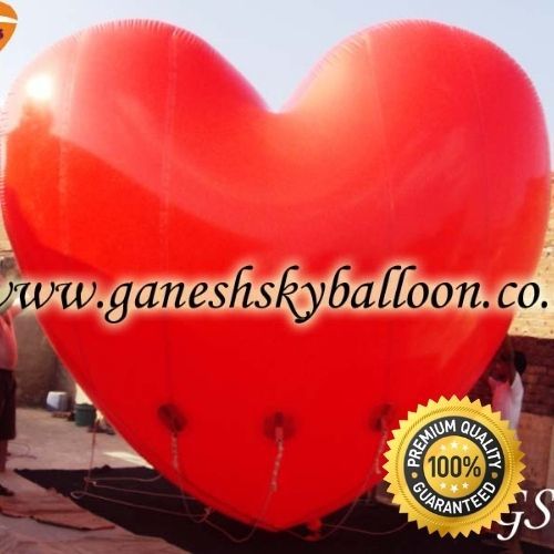 Heart Shape Advertising Sky Balloon