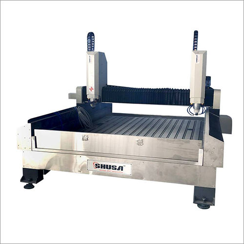 Double Head Cnc Stone/Wood Router Machine