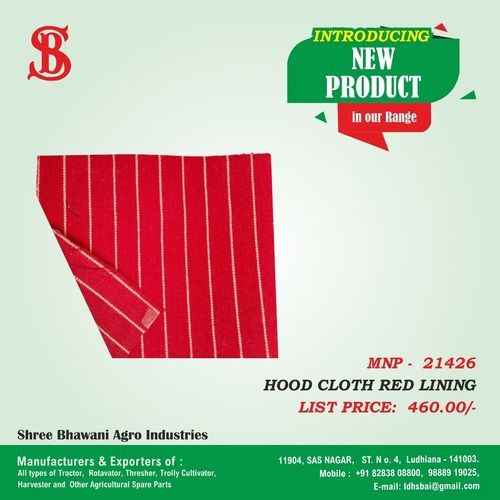 HOOD CLOTH RED LINING