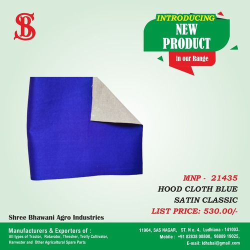 HOOD CLOTH BLUE SATIN CLASSIC