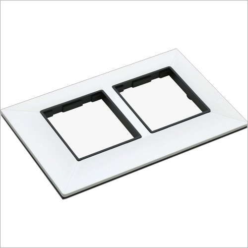 White Modular Wall Switch Plate
