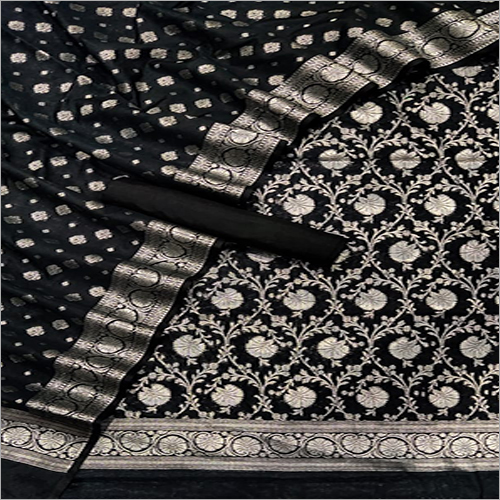 Ladies Banarasi Silk Suit Material Design: Modern