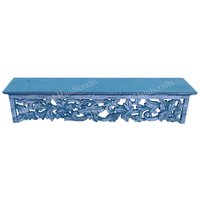 Mdf Wood Carved Wall Shelf Bracket Size: 24 X 24 X 5 Inches