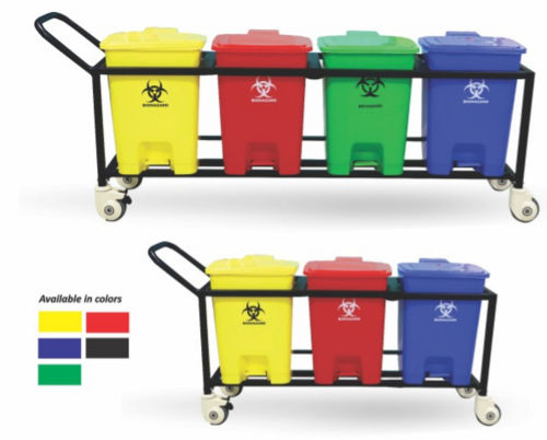 Bio Medical Waste Bin Trolley