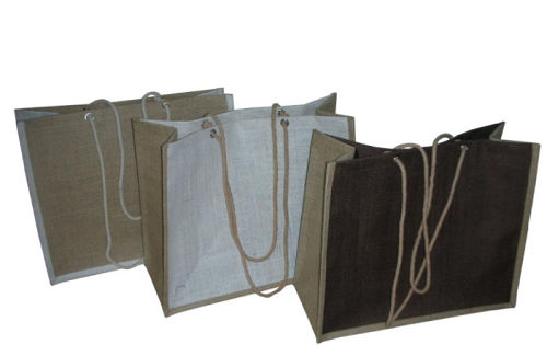 Available In All Color Jute Gift Bag With Handle