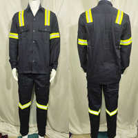 Fire Safety Shirt And Pant - Flame Resistant Fabric, 1kg Weight, Bold Blue Color | Enhanced Safety Performance