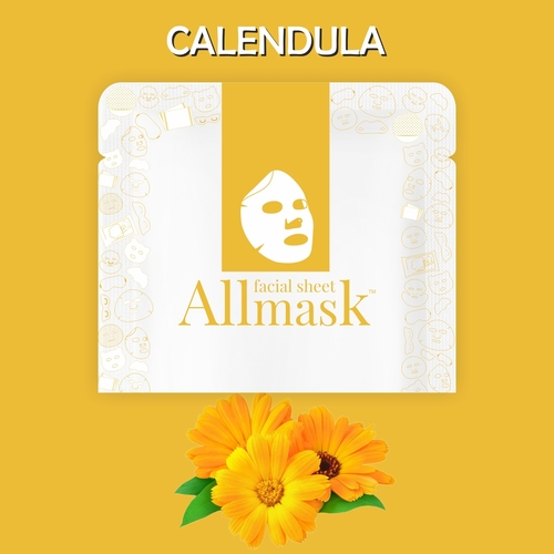 ALLMASK Calendula Facial Sheet Mask - Private Label Contract Manufacturing