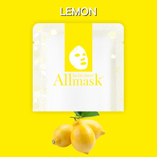 ALLMASK Lemon Facial Sheet Mask - Private Label Contract Manufacturing