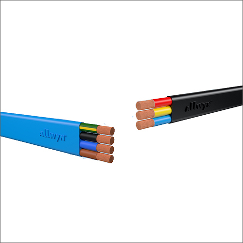 PVC Submersible Flat Cable 3 and 4 Core (SQMM)