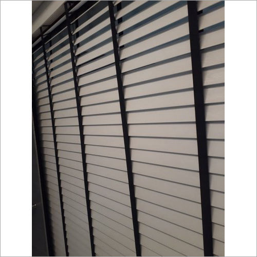 Motorized Faux Venetian Blinds