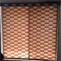 Polyester Brown Triple Shade Blinds