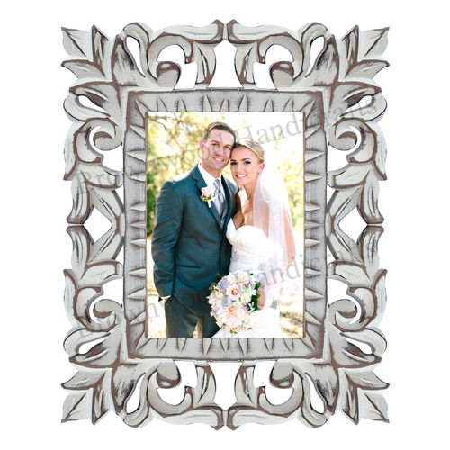 MDF Wood Carved Photo Frame