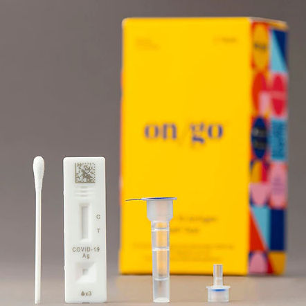On/Go COVID-19 Antigen Self-Test kit at home