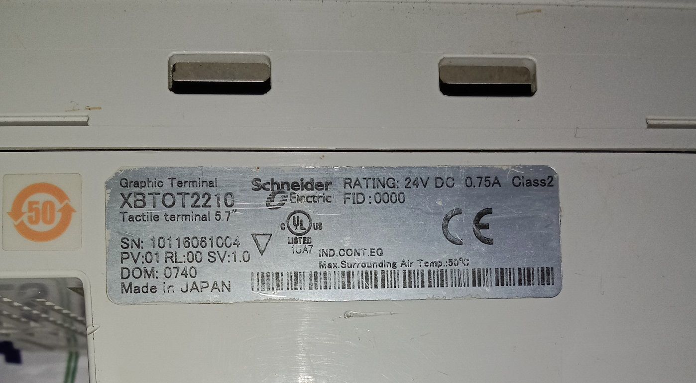 SCHNEIDER ELECTRIC HMI XBTOT2210