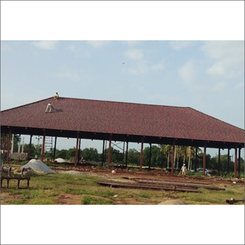 Antique Red Tiles With Fabrication Structure