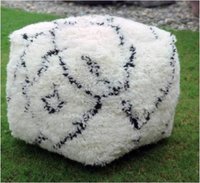 Hand Tufted Pouf