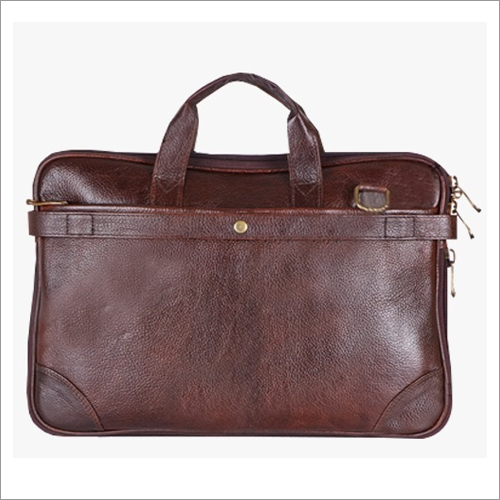 100% Pure Brown Leather Bag