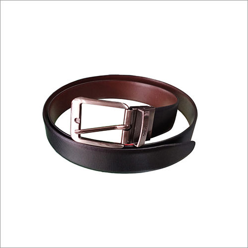 Black Ladies Brown Leather Belt