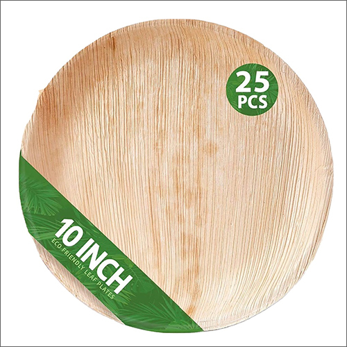 10 Inch Disposable Areca Palm Leaf Plate