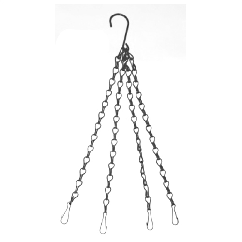 18 Inch Pots Hanging 4 Way Double Jack Chain
