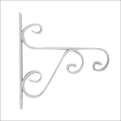 White Iron Wall Bracket For Hanging Pot And Planter
