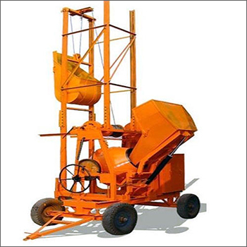 Concrete Mixer With Lift And Hopper