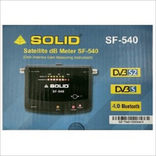 Solid Sf-540 Digital Satellite Finder Db Meter With Bluetooth Interface