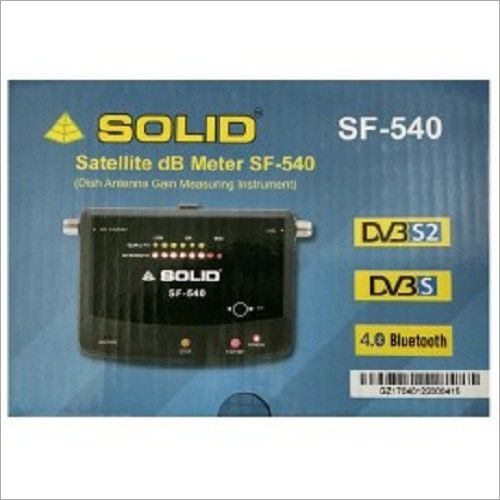 SOLID SF-540 Digital Satellite Finder dB Meter with Bluetooth Interface