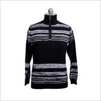 Mens High Neck Acro Wool Sweater